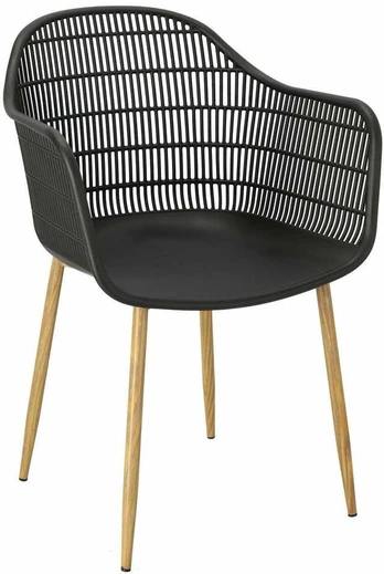 Simplet Kėdė Becker juoda/natūrali