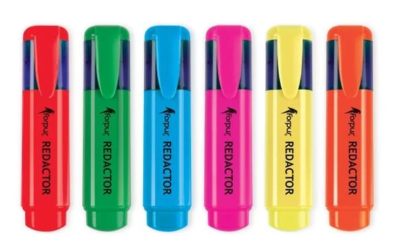 Textmarker Forpus Redactor, 2-5 mm, Yellow 1212-001