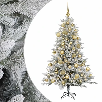 Dirbtinė kalėdinė eglutė su rutuliuku 120 cm 150 LED