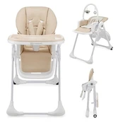 Maitinimo kėdutė KinderKraft Tummie, smėlio