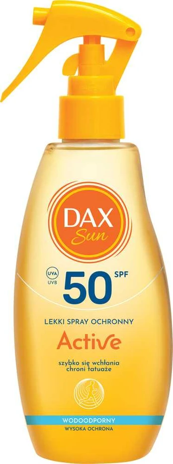 DAX Sun Light Apsauginis Purškiklis Active SPF 50 200 ml