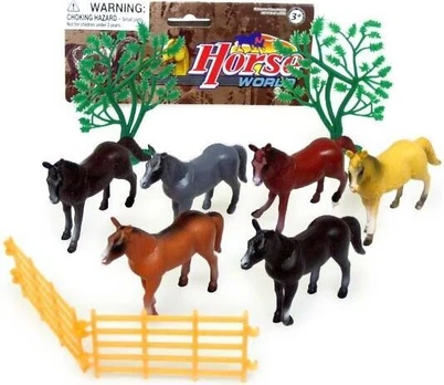 Hipo Arkliukai 10cm, 10 vnt. rinkinys
