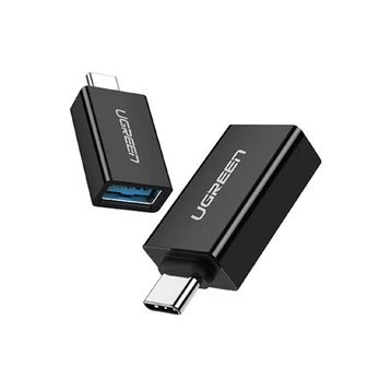 [Užsakomoji prekė] Adapteris OTG USB 3.0 į Type-C 5Gbps - Ugreen (20808) - Juodas