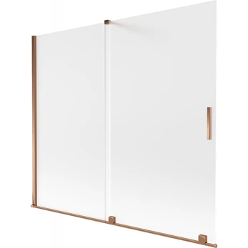 Vonios sienelė Mexen Velar, 180 cm x 150 cm, rose gold