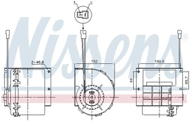 Vidaus pūtiklis NISSENS 87613 kaina