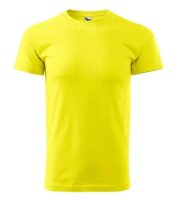 Vyriški Marškinėliai MALFINI Basic 129 Lemon, 160g/m2