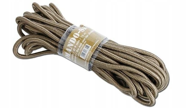 Mil-tec turistinė virvė 15m, 9mm, 740kg, Coyote Brown