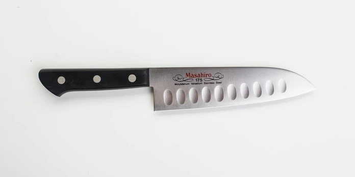 Masahiro BWH Santoku Dimple peilis 175mm
