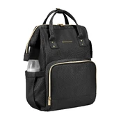 Mamos tašė -kuprinė SIENA, Black&Gold kaina