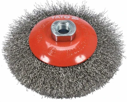 YATO DISKINIS ŠEPETYS M14 125mm INOX