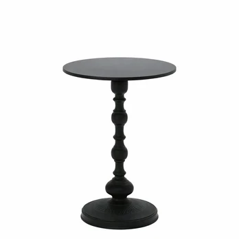 Sofos šoninis staliukas, apvalus, kreminis, 40 cm, 1 vnt.