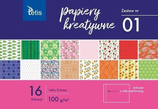 Kūrybinio popieriaus sąsiuvinis A5, 16 lapų, 100g