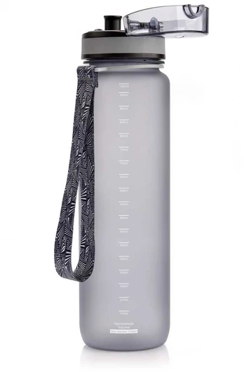 Meteor sportinis buteliukas 1000 ml pilkos spalvos