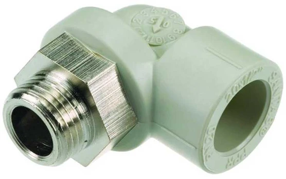 Alkūnė 25.2020 PPR, 20 mm x1/2" išorinis sriegis