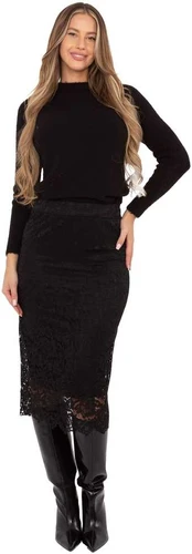 Italy Moda Spódnica-IT-SD-21852.15-juoda