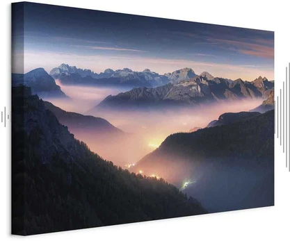 Artgeist Paveikslas - Mountain Breath (1 Part) Wide - First Variant