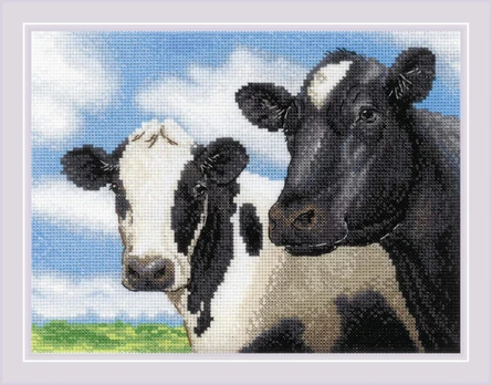Cows. Siuvinėjimo rinkinys iš RIOLIS Nr.: 2237