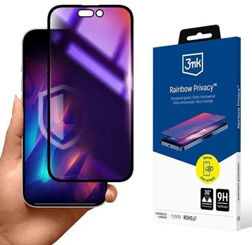 3MK Rainbow Privacy iPhone 15