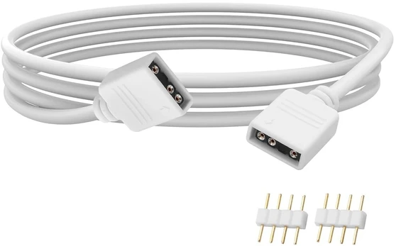 Yaodhaod 12v 4-pin Rgb & 5v 3-pin Argb Kabelis 100cm