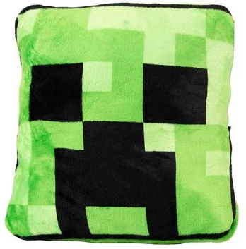 Paladone Minecraft Creeper pagalvė - pledas (2 in 1)