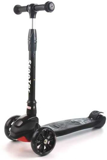 Triratis paspirtukas Scooter juodas