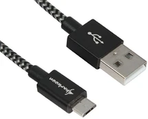 Laidas Sharkoon, Micro USB/USB, 2 m, pilka kaina