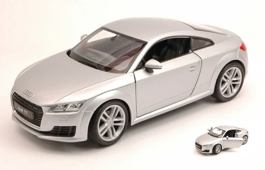 Automobilio modeliukas Audi TT Coupe 2014, sidabrinis
