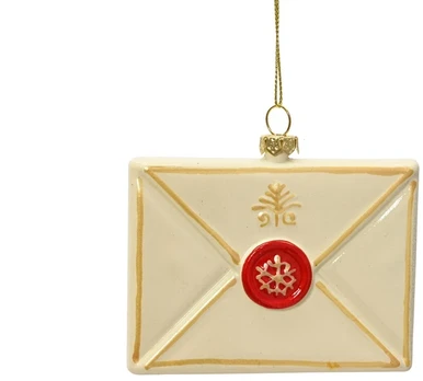 Christmas Tree toy Decoris Letter. yellow. polystyrene