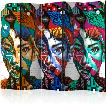 Artgeist Pertvara - Colorful Faces II [Room Dividers]