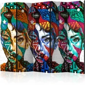 Artgeist Pertvara - Colorful Faces II [Room Dividers] kaina