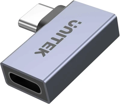 Unitek Adapteris USB-C na USB-C kątowy płaski 40Gbps