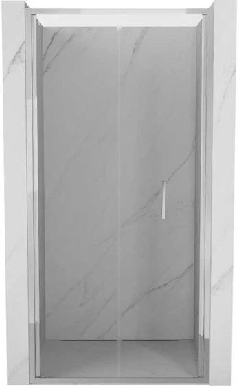 Dušo durys Mexen Exo, sulankstomos, 75 cm, transparent/chrome