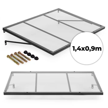 Įėjimo durų stogelis 140x90 cm su UV apsauga MultiGarden