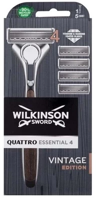 Skustuvas Wilkinson Sword Quattro Essential 4 Vintage Edition