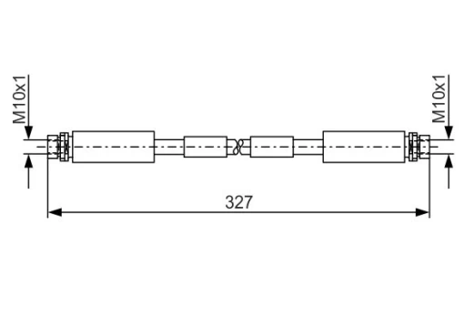 BOSCH 1 987 476 856 Brake hose