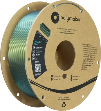 Polymaker PolyLite PLA Starlight - 1kg - 1.75mm - Aurora