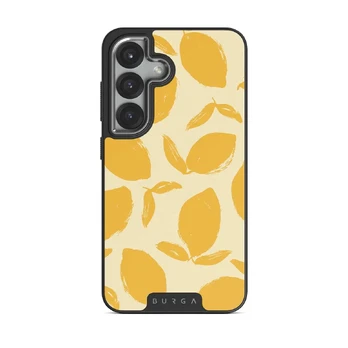 Lemon Tart - Samsung Galaxy S25 Plus Case, Elite Dark (Magnetic) / Silver