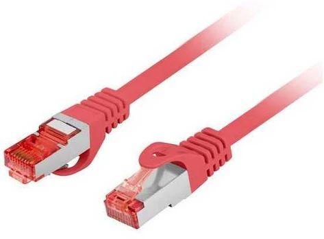 Patch cord | RJ45 plug,both sides | S/FTP | 6 | stranded | Cu | LSZH | red