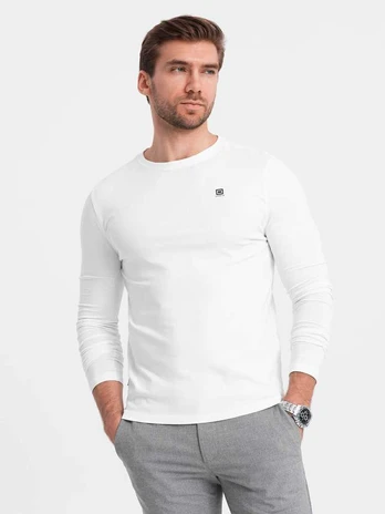 men's unprinted longsleeve - baltas v1 om-lscl-0102