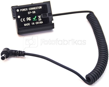 Caruba Nikon EN EL15 full decoding Dummy battery (spring cable)