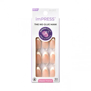 KISS - Self-adhesive nails ImPRESS Nails - Everlasting 30 pcs