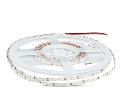 5W/m LED juosta, 60LED/m, S formos, 3000K, 5 metrų ritė