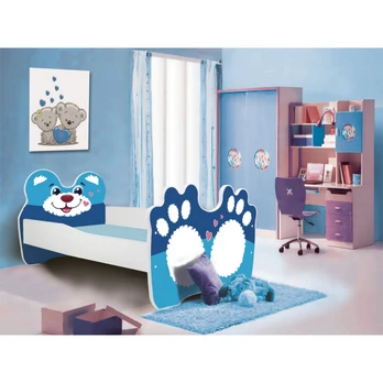 Lova su čiužiniu BEAR BLUE 160x80