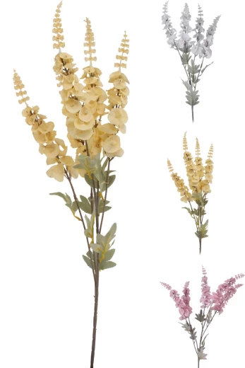 Dirbtinės gėlės šakelė IRIS, 3 rūšys, 87 cm