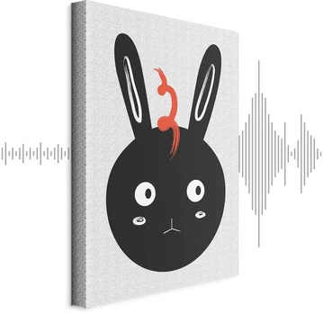 Artgeist Paveikslas - Rabbit Sees Everything (1 Part) Vertical