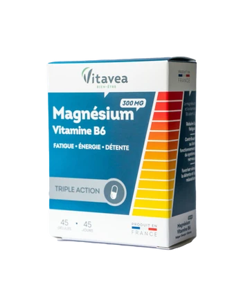 Vitavea Magnis + vitaminas B6 45 kapsulės