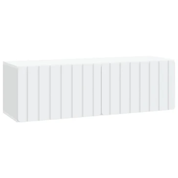 Sieninė TV spintelė Balta 98 x 31 x 30 cm Apdirbta mediena