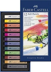 Faber-Castell - Soft pastels cardboard box (12 pcs) (128312) kaina