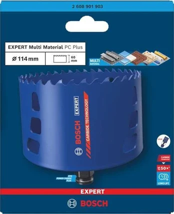 Bosch Karbido pjovimo karūna Expert M. Material 114mm
