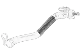 Variklio alsuoklio žarna 9807490480
